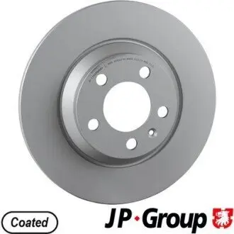 VW Диск гальмівний задній POLO 1.5 18-, 2.0 17-, AUDI JP GROUP 1163208800 Купить в Украине