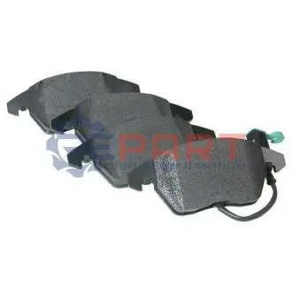 Колодки гальмівні (передні) VW Caddy/Golf/Jetta/Passat/Touran/Skoda Fabia/Octavia 03- (ушки вниз) (Ate) JP GROUP 1163601110 Купити в Україні