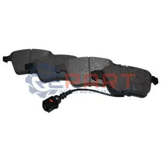 Колодки гальмівні (передні) Audi A3/Seat Leon/Skoda SuperB/VW Golf/Passat 03-15 JP GROUP 1163607810 Купити в Україні