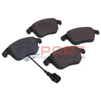 Фото Колодки гальмівні (передні) Audi Q3 11-18/Tiguan 07-/Sharan 10- (Ate) (+датчик) JP GROUP (1163609610) зображення 1