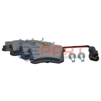 Гальмівні колодки зад. Caddy III/IV/Passat/Audi A4/A6 (з датчик.) JP GROUP 1163705910 Купити в Україні