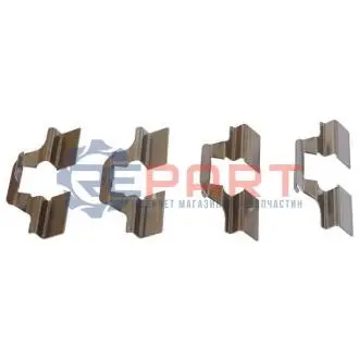 Планка супорта (переднього/заднього) прижимна (к-кт) Peugeot Partner 1.4-2.0HDi 00- (TRW) JP GROUP 1163750410 Купити в Україні