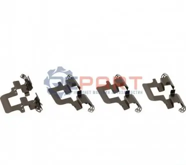 Фото Монтажный к-кт тормозных колодок пер.. A6/Q5 10- (lucas) JP GROUP (1164004010) изображение 1