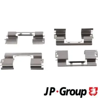 CHEVROLET установчий к-кт. гальм. колод. AVEO 1.2, CRUZE 1.4 13-, FORD TRANSIT CONNECT 1.6 TDCi, OPEL ASTRA J 1.4 09-15 JP GROUP 1264005610 Купити в Україні