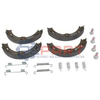 Фото 1 — Колодки ручника MB Sprinter/VW Crafter 06- (180x25) (з пружинками) JP GROUP (1363901110) Фото Колодки ручника MB Sprinter/VW Crafter 06- (180x25) (з пружинками) JP GROUP (1363901110) зображення 1