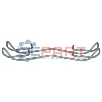 Монтажный к-кт тормозных колодок пер TRANSIT/MEGANE/FOCUS 02- JP GROUP 1563650110 Купить в Украине