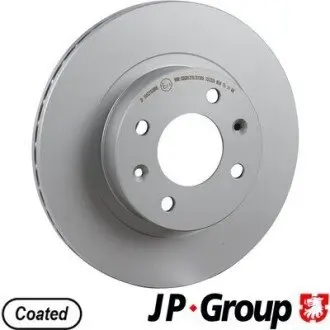 HYUNDAI гальмівний диск передн.i10 08 JP GROUP 3563102800 Купити в Україні