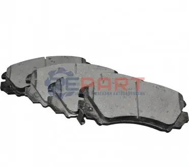 Гальмівні колодки пер. Hyundai Tucson 04-10/Kia Sportage 04- (mando) з датчиком JP GROUP 3563600210 Купити в Україні