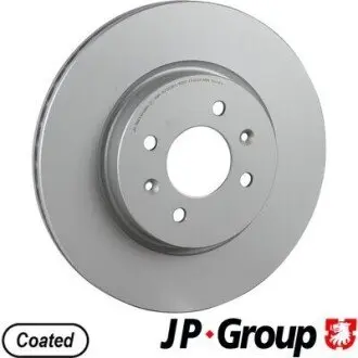 HYUNDAI диск гальм. передн. i20, KIA Rio JP GROUP 3663101600 Купити в Україні