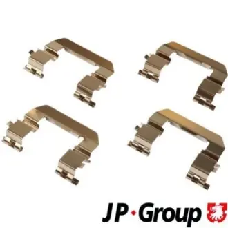 Фото HYUNDAI установчий к-кт. гальм. колод. GENESIS 2.0 T 08-12, SANTA FE II 2.2 CRDi 06-09, KIA SORENTO II 2.0 CRDi JP GROUP (3664003810) зображення 1