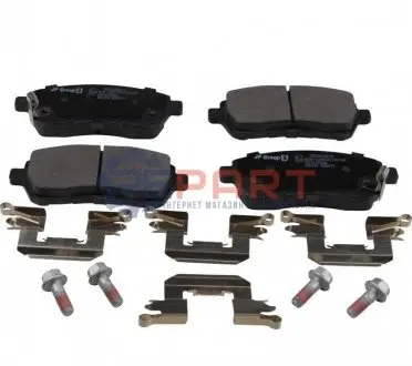 MAZDA Гальмівні колодки передні.Mazda 2,Suzuki Swift III, IV,Daihatsu Materia JP GROUP 3863604610 Купити в Україні