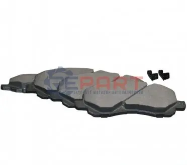 Колодки гальмівні (передні) Mitsubishi Lancer 00-/Outlander 06- (Akebono) JP GROUP 3963600410 Купити в Україні