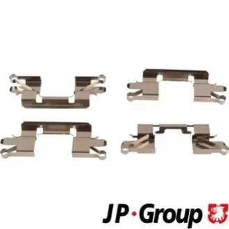 MITSUBISHI К-т установчий передн. гальм. колодок L 200 / TRITON 2.5 07-15, NISSAN NP300 NAVARA (D40) 2.5 dCi 05-, PATHFINDER III (R51) 4.0 4WD05 JP GROUP 3964002610 Купити в Україні