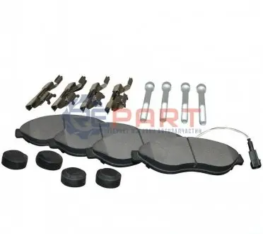 Фото Гальмівні колодки пер. Jumper/Ducato/Boxer 06- (1.1-1.5t) JP GROUP (4163603910) зображення 1