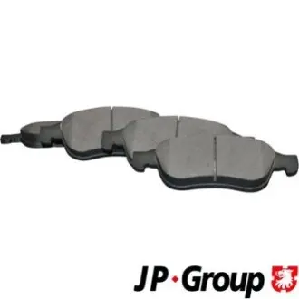 Колодки гальмівні (передні) Dacia Dokker/Duster/Lodgy/Nissan Juke/Renault Clio V/Kangoo 10- (Ate) JP GROUP 4363601210 Купити в Україні