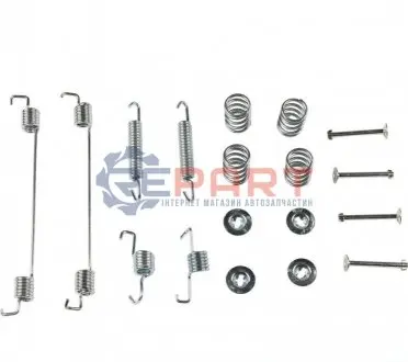 Комплект пружинок колодок ручника Renault Logan/Clio 1.2-1.9dTi 98- (Bosch) JP GROUP 4364002510 Купити в Україні