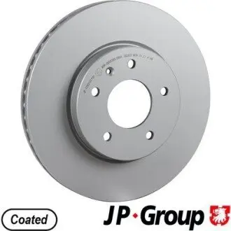 CHEVROLET диск гальмівний передн.Opel Antara,Captiva JP GROUP 4763101100 Купити в Україні