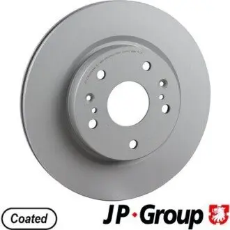 Диск гальмівний (передній) Suzuki SX4/Vitara 13- (280x22) (с покр.) (вент.) JP GROUP 4763101400 Купити в Україні