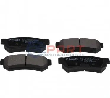 Фото Гальмiвнi колодки дисковi JP GROUP (6363700110) зображення 1