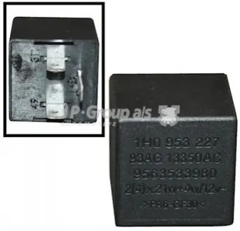 Реле поворотов (3 контакта/12V) VW/Fiat/Peugeot/Citroen/Ford/Opel JP GROUP 8199200400 Купить в Украине