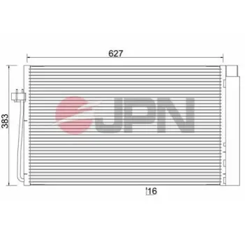 Радіатор кондиціонера JPN 60C9086JPN
