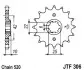 Зірка передня JT SPROCKETS (JTF30614) зображення 3