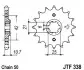 Зірка передня JT SPROCKETS (JTF33817) зображення 3