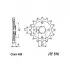 Звезда передняя JT SPROCKETS (JTF57618) изображение 3