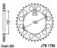 Зірка задня JT SPROCKETS (JTR178646) зображення 2