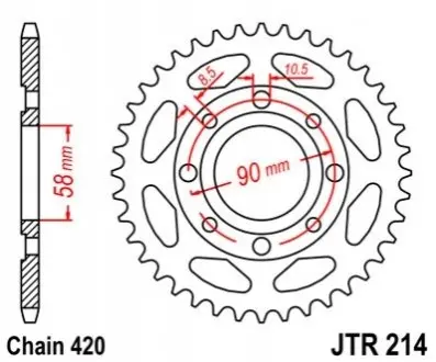 Зірка задня JT SPROCKETS JTR21436