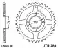 Зірка задня JT SPROCKETS (JTR28033) зображення 2