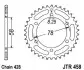 Зірка задня JT SPROCKETS (JTR45836) зображення 2
