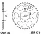 Зірка задня JT SPROCKETS (JTR47340) зображення 2