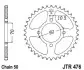 Зірка задня JT SPROCKETS (JTR47641) зображення 2