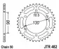 Зірка задня JT SPROCKETS (JTR48247) зображення 2