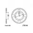 Зірка задня JT SPROCKETS (JTR81036) зображення 2