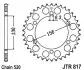 Зірка задня JT SPROCKETS (JTR81746) зображення 2