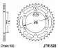Зірка задня JT SPROCKETS (JTR82042) зображення 2
