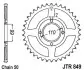Зірка задня JT SPROCKETS (JTR84938) зображення 2