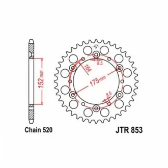 Зірка задня JT SPROCKETS JTR85343