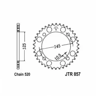Зірка задня JT SPROCKETS JTR85742
