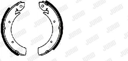 Гальмівні колодки (набір) Jurid 361046J (фото 1)