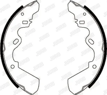 Тормозные колодки (набор) Jurid 361395J