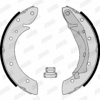 Колодки гальмівні (задні) Citroen Berlingo/Peugeot Partner 96- (барабанні) (228.6x40) Jurid 362613J Купити в Україні