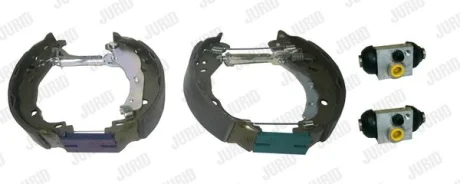 JURID CITROEN KIT EVO Комплект гальмівних колодок задн. (колодки + циліндри) C4 CACTUS 1.6 HDi 90 14 Jurid 381521J Купить в Украине