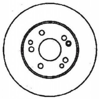Тормозной диск Jurid 561333JC (фото 1)