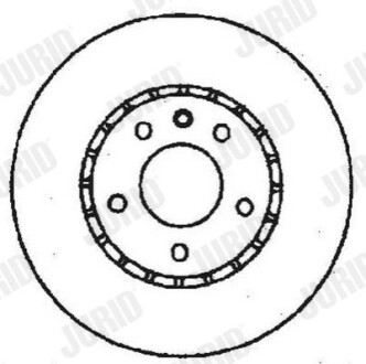 Гальмівний диск Jurid 561406J (фото 1)
