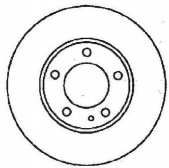 Гальмівний диск Jurid 561552JC (фото 1)