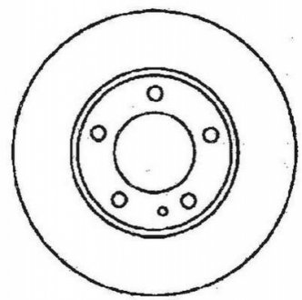 Гальмівний диск Jurid 561552JC