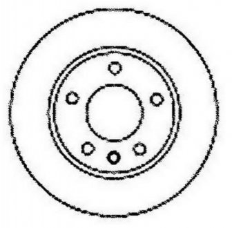 Гальмівний диск Jurid 561610JC (фото 1)